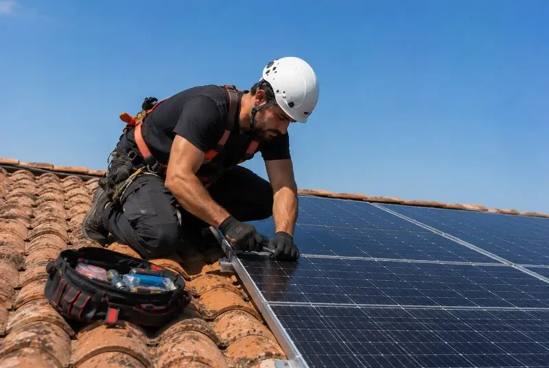 Maintenance et monitoring de panneaux solaires à Félines-sur-Rimandoule
